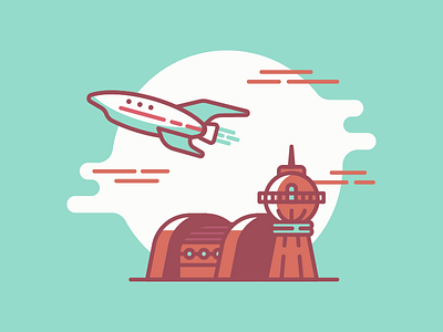 Planet Express art futurama line