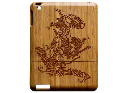 Ipad back cover illsutration design graphics illustration