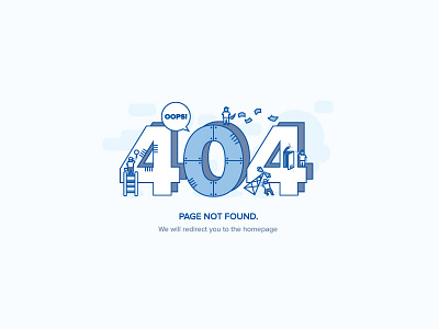 Oops! error error 404 illustration page not found