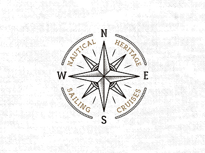Nautical Typography Badge badge camping emblem nautical quote retro design rustic sea logo travel type typography vector