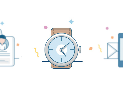 Clock Icon clock design iconography icons illustrator sketch ui ui design