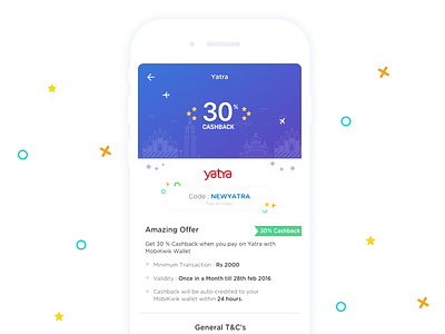 Offer Landing android app design dribbble flight interface mobikwik mobile offer travel ui ux