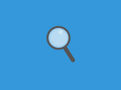 100 DAYS OF ICONS | DAY 02: SEARCHING FOR MOVERS 100 days blue flat blue graphics icon design magnifying glass ui design