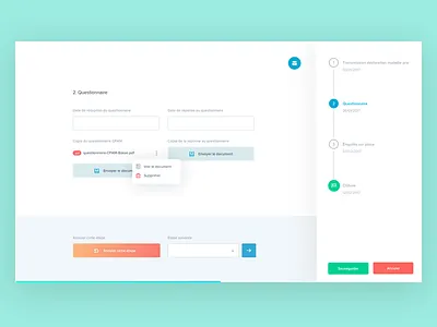 Steps process blue card flat grid shadow sketch steps