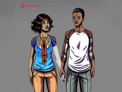 Nya's Phantom Limb: Hold amputee character design comics concept art design disability illustration phantom limb photoshop vector