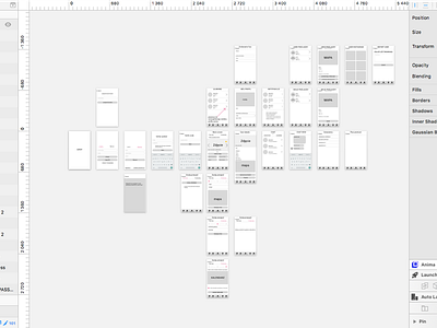 First stage of wireframing app desktop food gif mac macos mockup movie web website wireframe