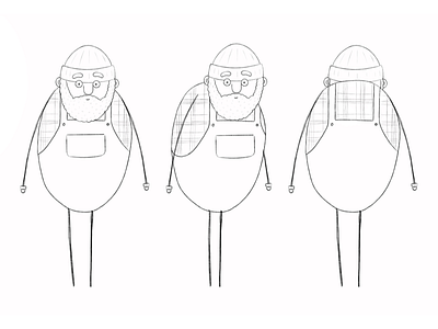 Granda Sketch character design granda kids sketch