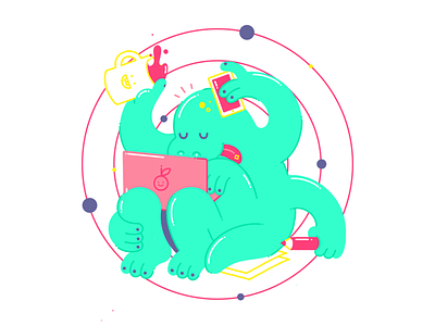 MICRODOSING LSD. art artwork characterdesign crocostyl design editorialdesign illustration