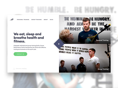 Sussex Performance Centre — Desktop animation clean cta desktop fitness fullscreen gym personal trainer ui ux video website