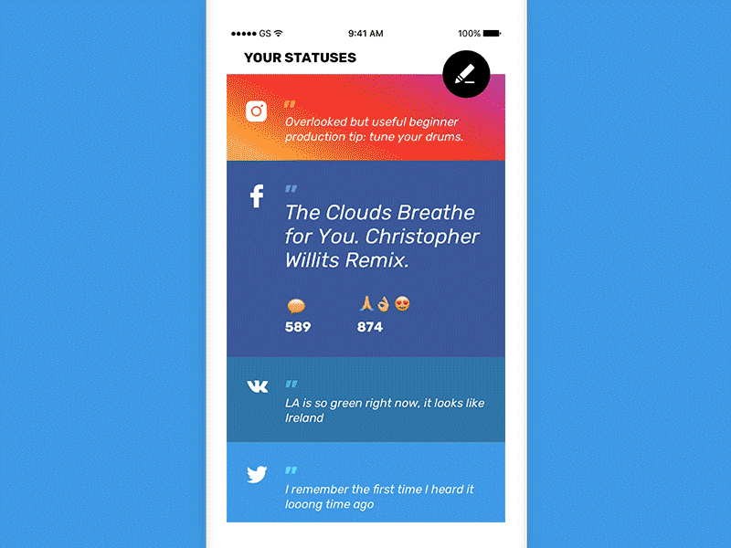 T-shirt of the future animation app colors concept fonts ios publications t shirt ui ux