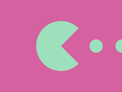 Typehue Q (Quarter) Week 17 challenge design icon letter pacman playful positive typehue weekly