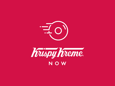 Krispy Kreme Now delivery donut doughnut identity kreme krispy logo mobile now