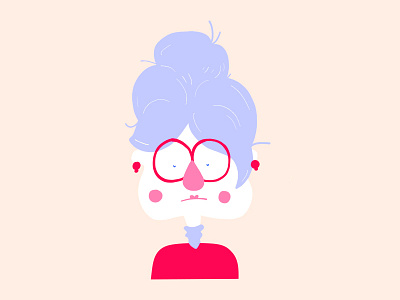Lady character doodle girl illustration lady vector woman