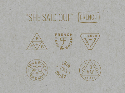 French Wedding Badges badge badges frenchpaper