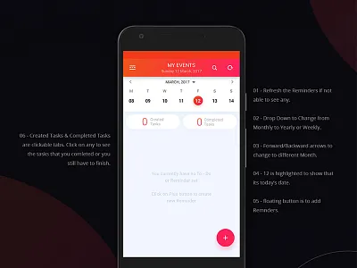 To-Do, Reminder App app conceptual reminder to do