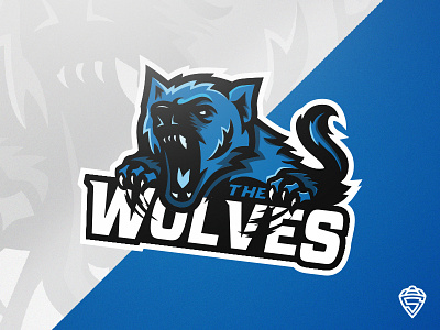 The Wolves - Gaming Organisation animal claw dog esport mascot premade sport wild wolf wolves