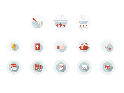 Recipe Icons art design icons product design uxui design