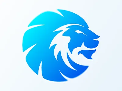 Lion animal light lion logo
