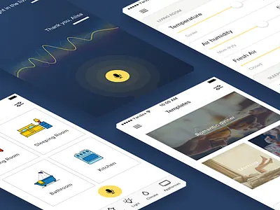 Yandex Summer Design School angle assistant home mobile perspective room screens smart smarthome speach ui yandex