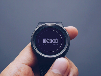 Countdown app for smartwatch 014 android countdown dailyui debut flat smart smartwatch watch wear