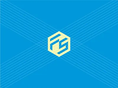 FS branding fs hexagonal identity logo