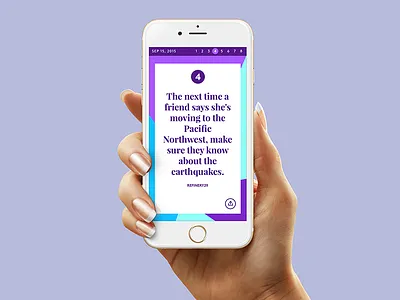 ThisAM V1 app ios user interface