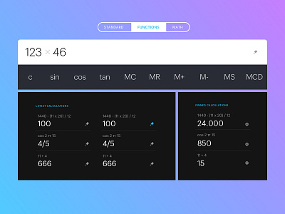 Daily Ui challenge #004 alfred calculator desktop minimal typography ui ux