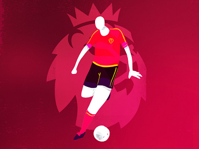 Premier League ball football illustration premierleague soccer