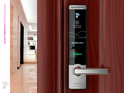 VivaKey - Digital Key Interface design digital interaction interactive interface key ui ux