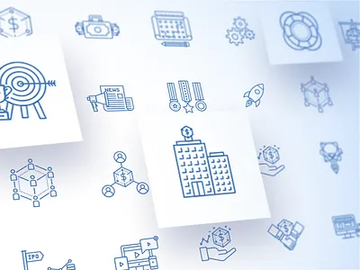 Business Terms Iconpack business condition funding goal icon iconpack iconset investment marketing milestone terms valuation