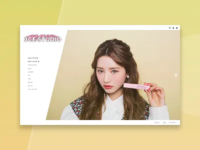 stylenanda & 3ce project (2) 3ce webdesign