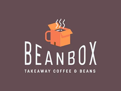 Daily Logo Challenge - Day 6 bean box coffee coffee shop dailylogochallenge logo