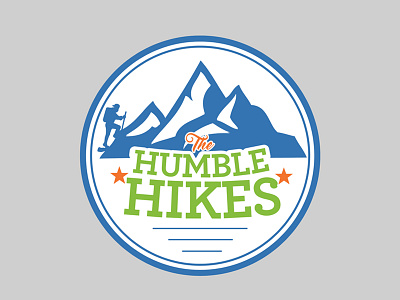 Humble Hikes Logo art forest hiking hire humble nature