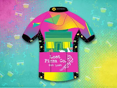 Cycle House Kit 2 80s cycling cycling kit gearhead jersey retro saved by the bell