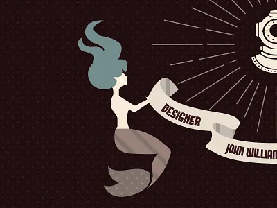 Mermaid's for Days branding graphic design halftone mermaid texture vector