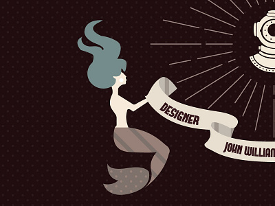 Mermaid's for Days branding graphic design halftone mermaid texture vector