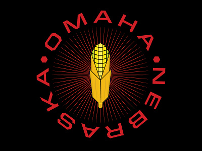 Omaha corn geofilter nebraska seal snapchat typography