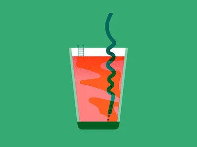 watermelon pool juice cup juice ladder swimming watermelon