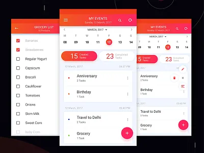 To-Do, Reminder App app conceptual reminder to do