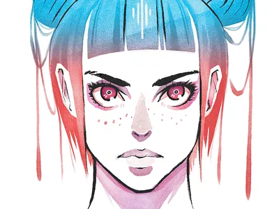 Watercolor Brush Test brush color illustration ink painting watercolor