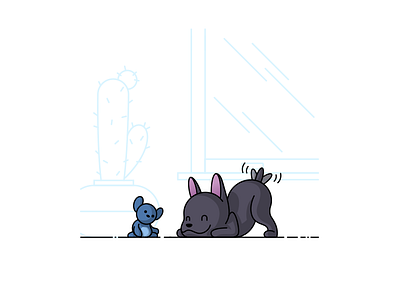 Adventures of Boo pt.4 bullies character cute dog flat design french bulldog icon illustration minimalism puppy vector