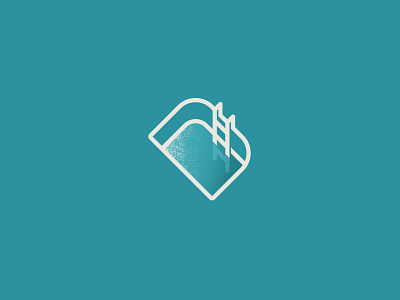 Dive in flat logo minimal pool vector