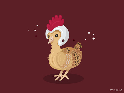 Chicken cartoon character chick chicken hen illustration