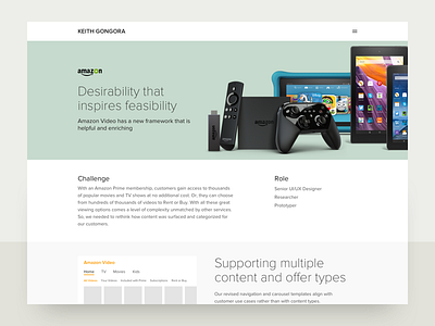 Amazon Video Framework Case Study - WIP amazon app branding case study design flat mobile typography ui ux web