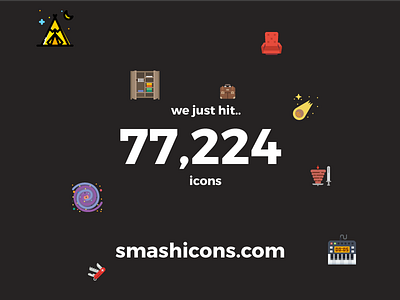 Smashicons 2.0 is here │ graphic design icon icons logo pixel retina smashicons vector