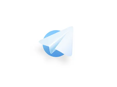 <3 telegram 3d icon android big sur gradient icon ios messeger minimal skeu skeuomorphism telegram