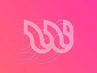 W monogram GRID brand branding identity flow gradient curves icon mark logo letter lettering vv w monogram symbol