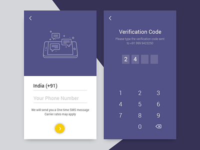 OTP Verification Screen - Daily UI 06 app clean design illustration insurance interaction mobile motion ui ux