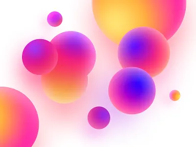 Bubbles bubbles color expanse gradient sphere