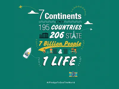 Facebook Campaign - Solo Travellers_2 campaign concept graphic design illustrations travel travellers typograpghy